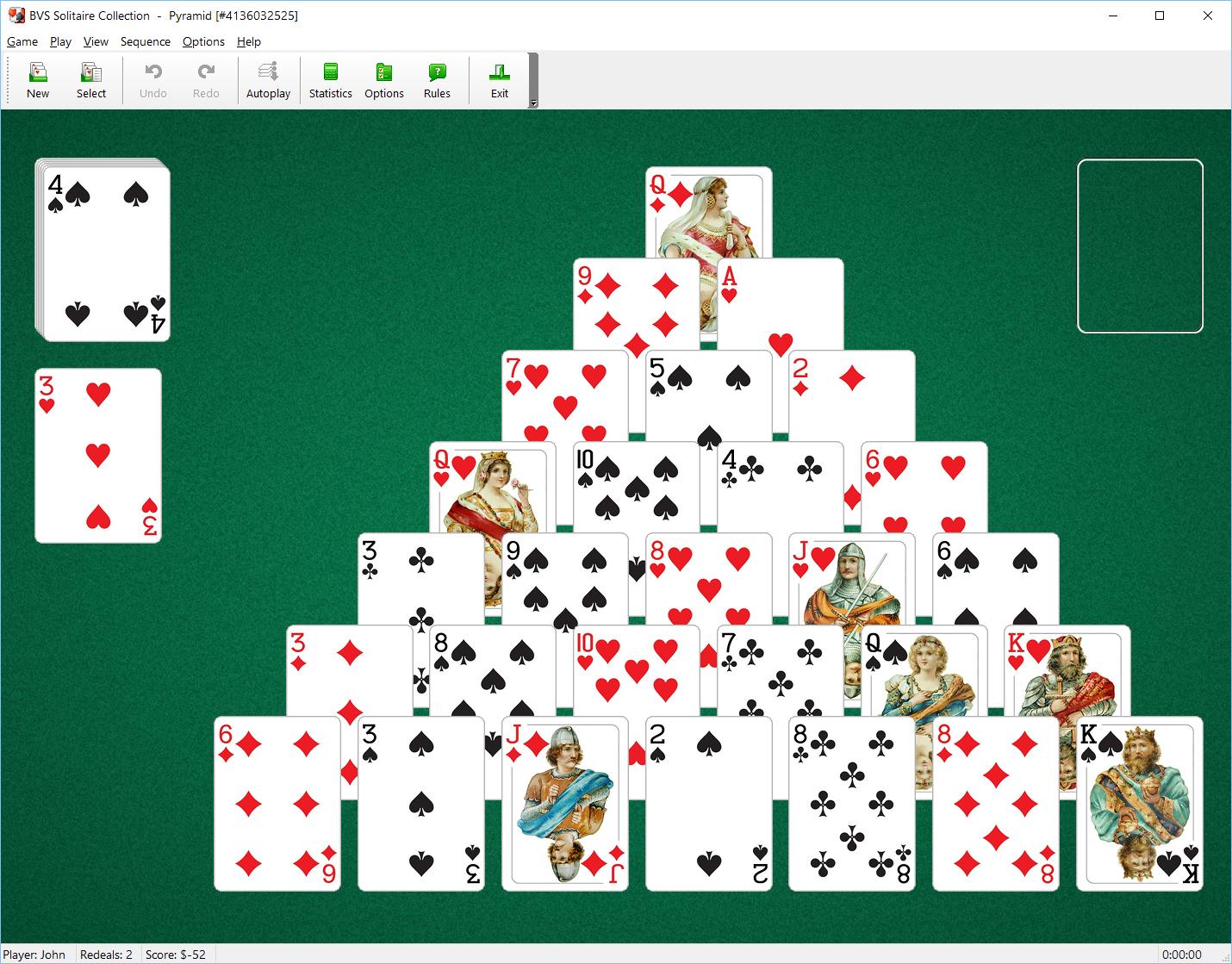 Pyramid Solitaire: Play Free Online at Solitaire 365